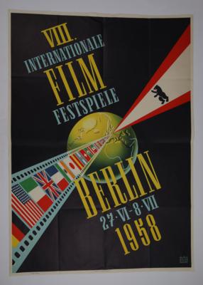 VIII. INTERNATIONALE FILMFESTSPIELE BERLIN 1958 - Plakate & Reklame