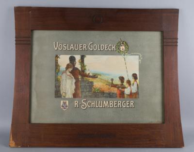 VÖSLAUER GOLDECK - R. SCHLUMBERGER - Posters and Advertising Art