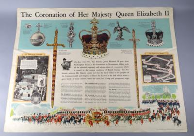 THE CORONATION OF HER MAJESTY QUEEN ELIZABETH II - Posters and Advertising Art