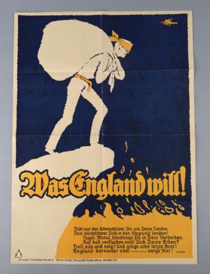 WAS ENGLAND WILL - Posters and Advertising Art