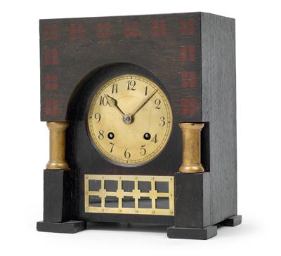 Deutsche Tischuhr im Bauhaus Stil - Antiquitäten - Uhren, Metallarbeiten, Asiatika, Fayencen, Volkskunst, Skulpturen