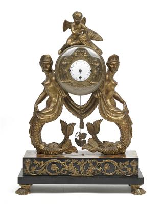 An Empire commode clock with jaquemart - Antiquariato - orologi, metalli lavorati, asiatica, ceramica faentinas, arte popolare, sculture