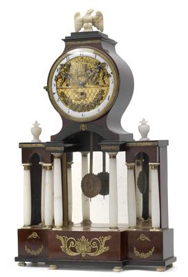 An Empire commode clock "Blacksmith and Grinder" - Starožitnosti
