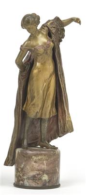 F. X. Bergmann – statuette of a lady, - Starožitnosti