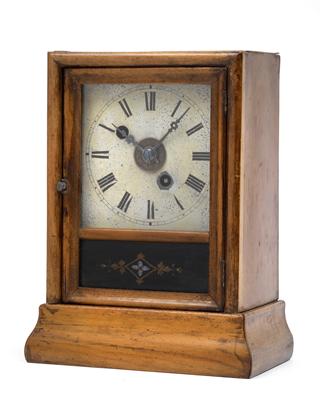 An Early Black Forest table clock "C. Brauch, Gütenbach" - Starožitnosti