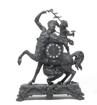 Historismus Kaminuhr "Centaur" - Antiquitäten - Uhren, Metallarbeiten, Asiatika, Fayencen, Volkskunst, Skulpturen