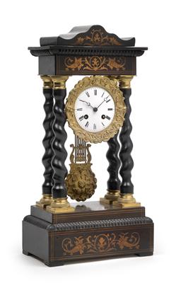 A Louis Philippe portico clock - Antiquariato - orologi, metalli lavorati, asiatica, ceramica faentinas, arte popolare, sculture