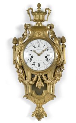 Louis XVI Ormolu Carteluhr "Charles Le Roy, Paris" - Antiquitäten - Uhren, Metallarbeiten, Asiatika, Fayencen, Volkskunst, Skulpturen