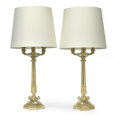 Pair of table lamps, - Starožitnosti