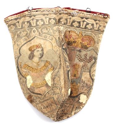 An alms purse, - Antiques: Clocks, Sculpture, Faience, Folk Art