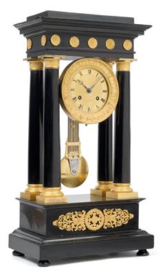 A Charles X portico clock - Starožitnosti