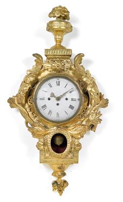 Josephinische Carteluhr - Antiquitäten (Uhren, Skulpturen, Metallarbeiten, Fayencen, Volkskunst, Silber)