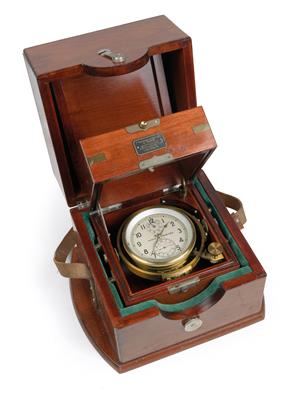 Russisches Marine Chronometer - Antiquitäten (Uhren, Skulpturen, Metallarbeiten, Fayencen, Volkskunst, Silber)