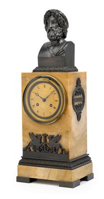An Empire commode clock "Hippocrates" - Clocks, Metalwork, Faience, Folk Art, Sculptures +Antique Scientific Instruments and Globes