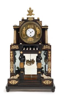 An Empire commode clock "Jacquemart" - Starožitnosti  +Historické vědecké přístroje a globusy