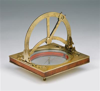 Höhenkreisinstrument für den Bergbau, Christoff Jüngling 1673 - Antiquitäten, Historische wissenschaftliche Instrumente, Globen und Modelle