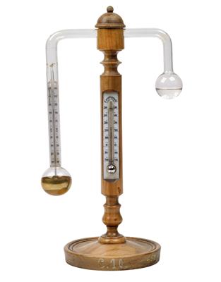 A c. 1900 Daniell Hygrometer - Orologi, metalli lavorati, arte popolare e ceramica faentina, sculture  +Strumenti scientifici e globi d'epoca
