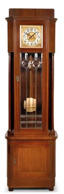 An art nouveau long-case clock - Clocks, Metalwork, Faience, Folk Art, Sculptures +Antique Scientific Instruments and Globes