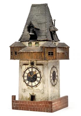 A table clock "Graz Clocktower" - Antiquitäten, Historische wissenschaftliche Instrumente, Globen und Modelle