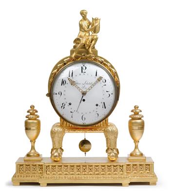 An exceptionally large Josephinian mantle clock from Prague - Clocks, Metalwork, Faience, Folk Art, Sculptures +Antique Scientific Instruments and Globes