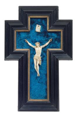 Elfenbein Christus, - Uhren, Metallarbeiten, Varia, Vintage, Fayence, Volkskunst, Skulpturen