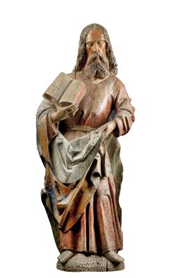 A Gothic apostle, - Antiques: Clocks, Sculpture, Faience, Folk Art, Vintage, Metalwork