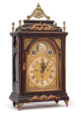 A Baroque bracket clock from Vienna - Antiques: Clocks, Sculpture, Faience, Folk Art, Vintage, Metalwork