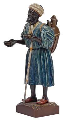 F. X. Bergmann – a water seller, - Antiques: Clocks, Sculpture, Faience, Folk Art, Vintage