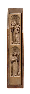 Very fine carving in miniature, - Antiques: Clocks, Sculpture, Faience, Folk Art, Vintage