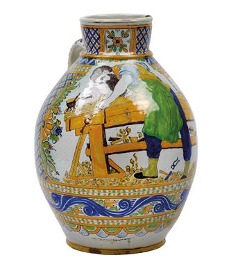 A large jug, - Antiquariato - orologi, sculture, maioliche, arte popolare