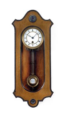 A miniature Historism Period wall-mounted pendulum clock - Starožitnosti