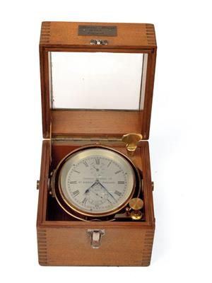 A Navy chronometer "Thomas Mercer" - Antiques: Clocks, Sculpture, Faience, Folk Art, Vintage