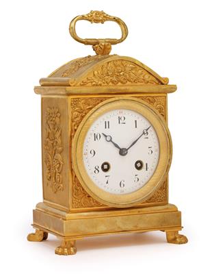 An officer’s travel clock - Antiques: Clocks, Sculpture, Faience, Folk Art, Vintage