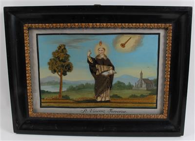 Two convent pictures, - Antiques: Clocks, Sculpture, Faience, Folk Art, Vintage