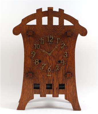 A commode clock from North America - Clocks, Vintage, Sculpture, Faience, Folk Art, Fan Collection