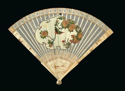 A brisé hand-held fan, China for export, Kangxi period (1662-1722) - Starožitnosti