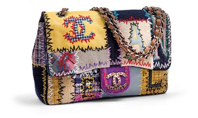 chanel patchwork jumbo flap bag