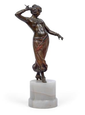 A F. X. Bergmann figure: belly dancer, - Orologi, vintage, sculture, maioliche, arte popolare