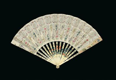 A folding fan, Germany around 1770/80 - Starožitnosti