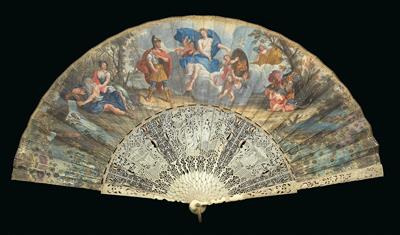 A folding fan, England around 1750/60 - Orologi, vintage, sculture, maioliche, arte popolare