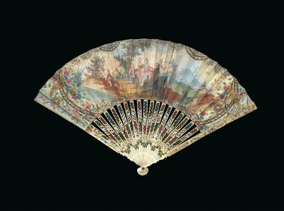 A folding fan, France around 1740/50 - Starožitnosti