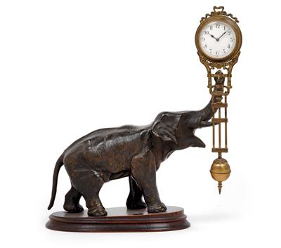 A mysterieuse table clock, "Junghans Elefant", - Starožitnosti
