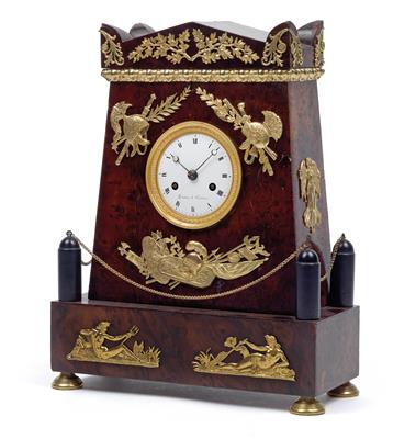 A Napoleonic Period commode clock - Clocks, Vintage, Sculpture, Faience, Folk Art, Fan Collection