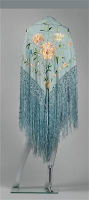 A shawl, - Clocks, Vintage, Sculpture, Faience, Folk Art, Fan Collection