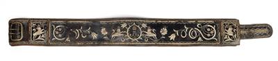 A rare Tyrolean embroidered belt, - Clocks, Vintage, Sculpture, Faience, Folk Art, Fan Collection