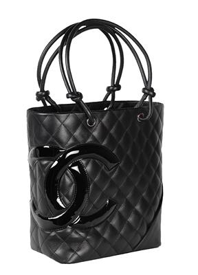 Chanel Black Quilted CC Logo Cambon Bucket - Chanel Vintage