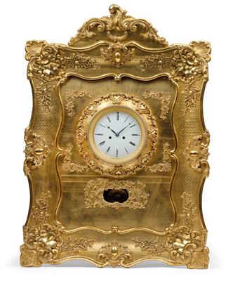 A Biedermeier frame clock with musical mechanism - Starožitnosti