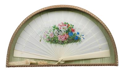 A brisé hand-held fan, Austria or Germany, around 1870/80 - Starožitnosti