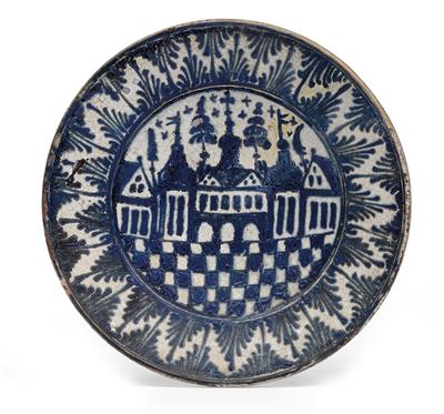 A plate, Transylvania, late eighteenth century - Antiquariato - orologi, vintage, arte asiatica, maioliche, arte popolare, sculture