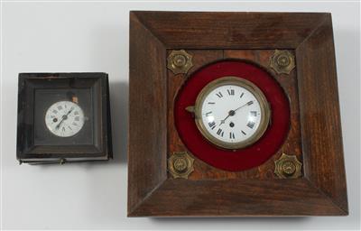 Two small wall clocks with Baroque pocket watch movements - Starožitnosti